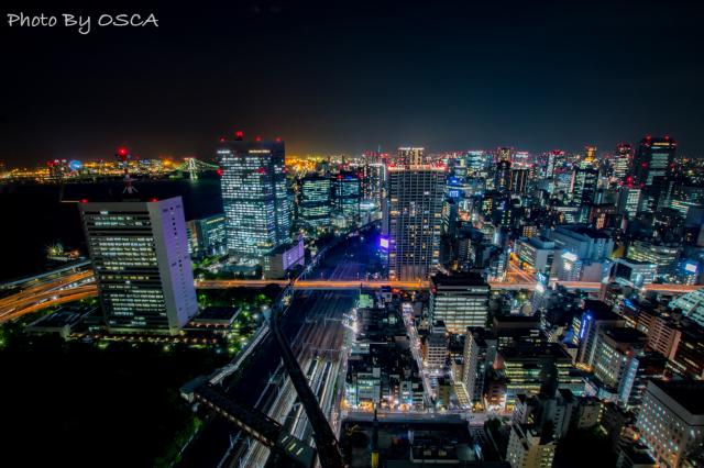 世界貿易センタービルディング展望台から観た夜景